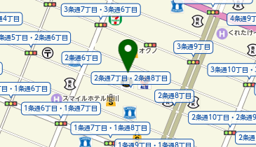 スマホファクトリー旭川2・7ビル店の地図画像