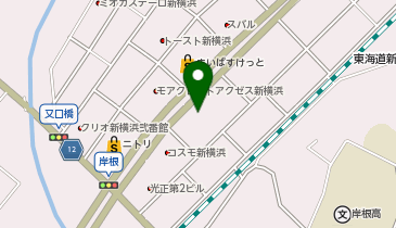 LoungeRange(ラウンジレンジ) 新横浜の地図画像