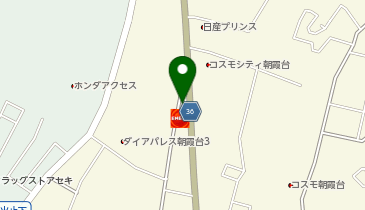 コインランドリー 洗濯日和 朝霞泉水膝折店の地図画像