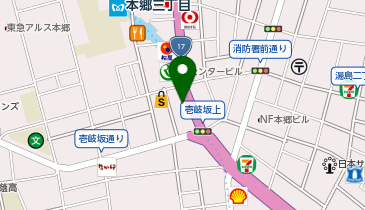 本郷ベーカリーの地図画像