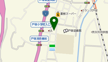 戸塚区不動産センターの地図画像