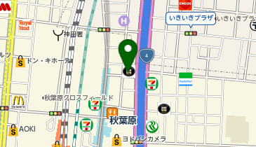 Apple GYM(アップルジム) 秋葉原店の地図画像