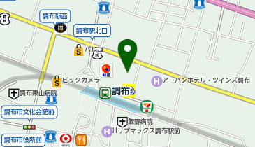 Apple GYM(アップルジム) 調布東口店の地図画像