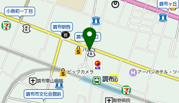 Apple GYM(アップルジム) 調布中央口店の地図画像