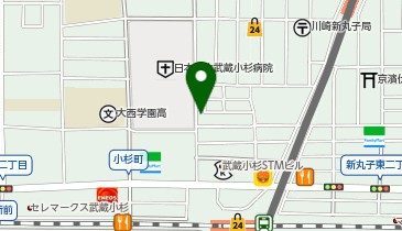 Apple GYM(アップルジム) 武蔵小杉店の地図画像