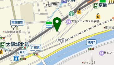 Apple GYM(アップルジム) 京橋(大阪)店の地図画像
