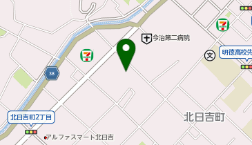 北二書道教室の地図画像