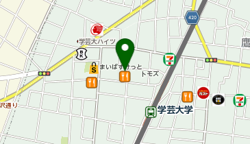 バンブーハウス学芸大学の地図画像