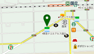 バンブーハウス国立の地図画像