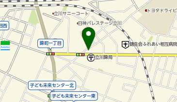 立川レディース鍼灸マッサージ はるはるの地図画像