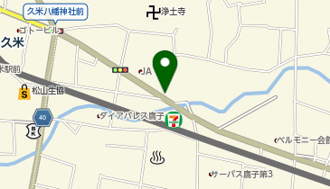 ガーランド松山店の地図画像