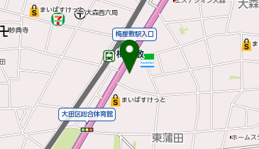 ダイエットパートナー梅屋敷店の地図画像