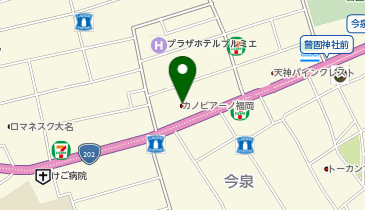 ROCCA(ロッカ) 福岡店の地図画像