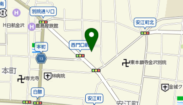 レーザースキンクリニック金沢駅前院の地図画像