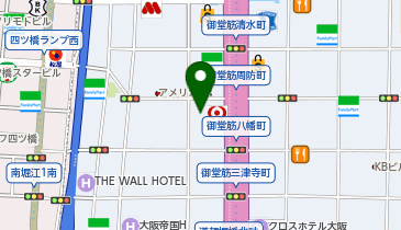 レーザースキンクリニック心斎橋院の地図画像