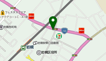 いわつき整骨院の地図画像