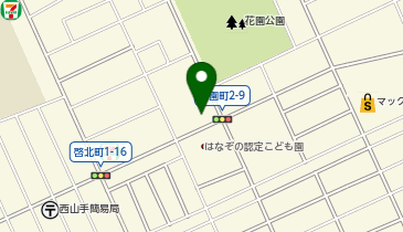 ワタシスペース花園町店の地図画像