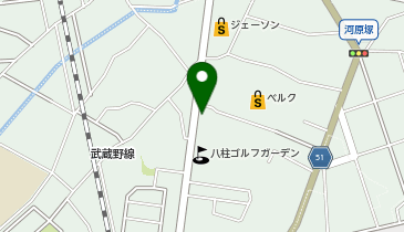 ゴルフパフォーマンス 松戸店の地図画像