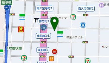 ゴルフパフォーマンス 大阪心斎橋店の地図画像
