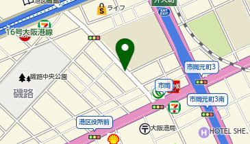 ゴルフパフォーマンス 大阪弁天町店の地図画像