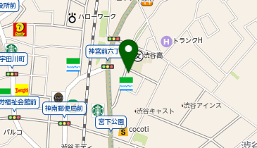 ストックラボ渋谷店の地図画像