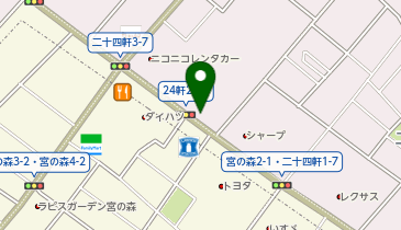 子ども英語教室アクティメソッド 札幌宮の森の地図画像