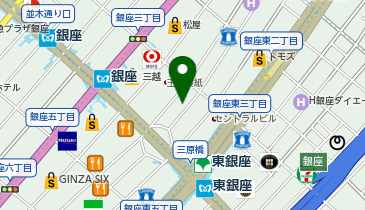 京都きもの市場 銀座店の地図画像