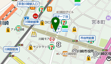 Apple GYM(アップル ジム) 川崎店の地図画像