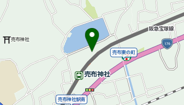 介護付有料老人ホーム チャームスイート宝塚売布の地図画像