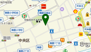 アミューズメントカフェ&ポーカーゲーム・パラダイスカジノ 福岡天神店の地図画像