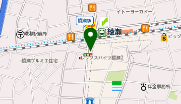 わたしのゴルフ 綾瀬店の地図画像