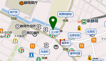 松蘭書道教室 駿府教室の地図画像