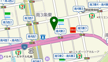 SALON77 sapporo(サロンセブンティセブン サッポロ)の地図画像