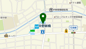 新橋時計メガネ店の地図画像