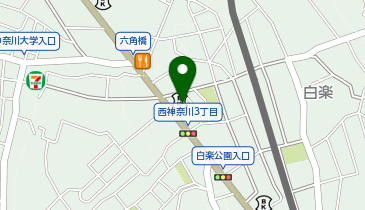 あじむどり白楽店の地図画像