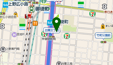 イーエックス上野の地図画像