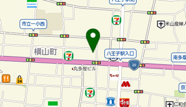 ゴルフパフォーマンス八王子店の地図画像