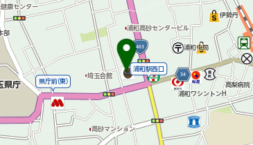 ゴルフパフォーマンス浦和店の地図画像