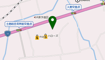 コインランドリー抗菌王 ハローズ土居店の地図画像