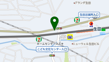 ハッピーカーズ 川崎登戸店の地図画像