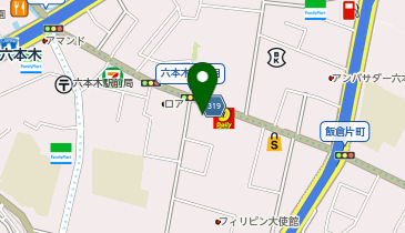 PLUSWINHALL(プラス ウィン ホール)六本木の地図画像