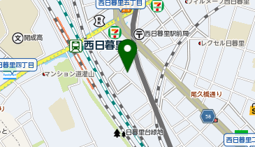 フリー麻雀 雀楽 西日暮里店の地図画像
