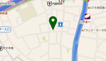 パーソナルトレーニングジム ダイエットパートナー初台店の地図画像
