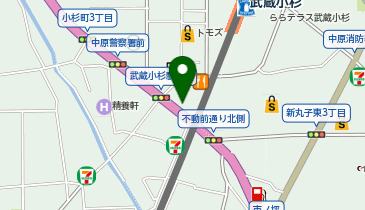 LAHAGOLF(ラハゴルフ)24 武蔵小杉店の地図画像