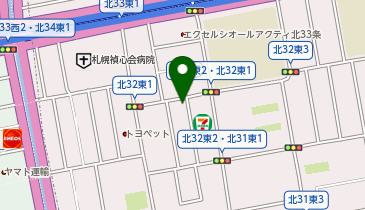 カギのサポート 札幌支社の地図画像