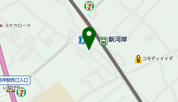 新河岸駅前接骨院の地図画像