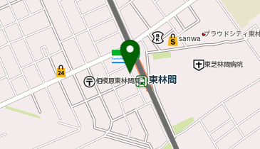 東林間駅前接骨院の地図画像