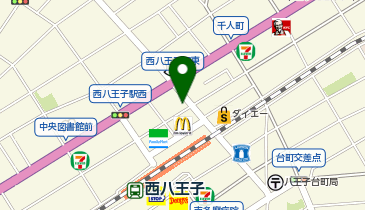 西八王子北口接骨院の地図画像