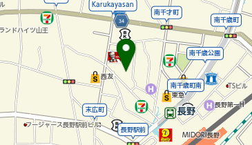 長野りんごスイーツ ゑびす堂の地図画像