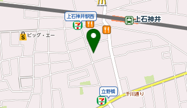 貸切温泉ホームスパ石神癒の地図画像